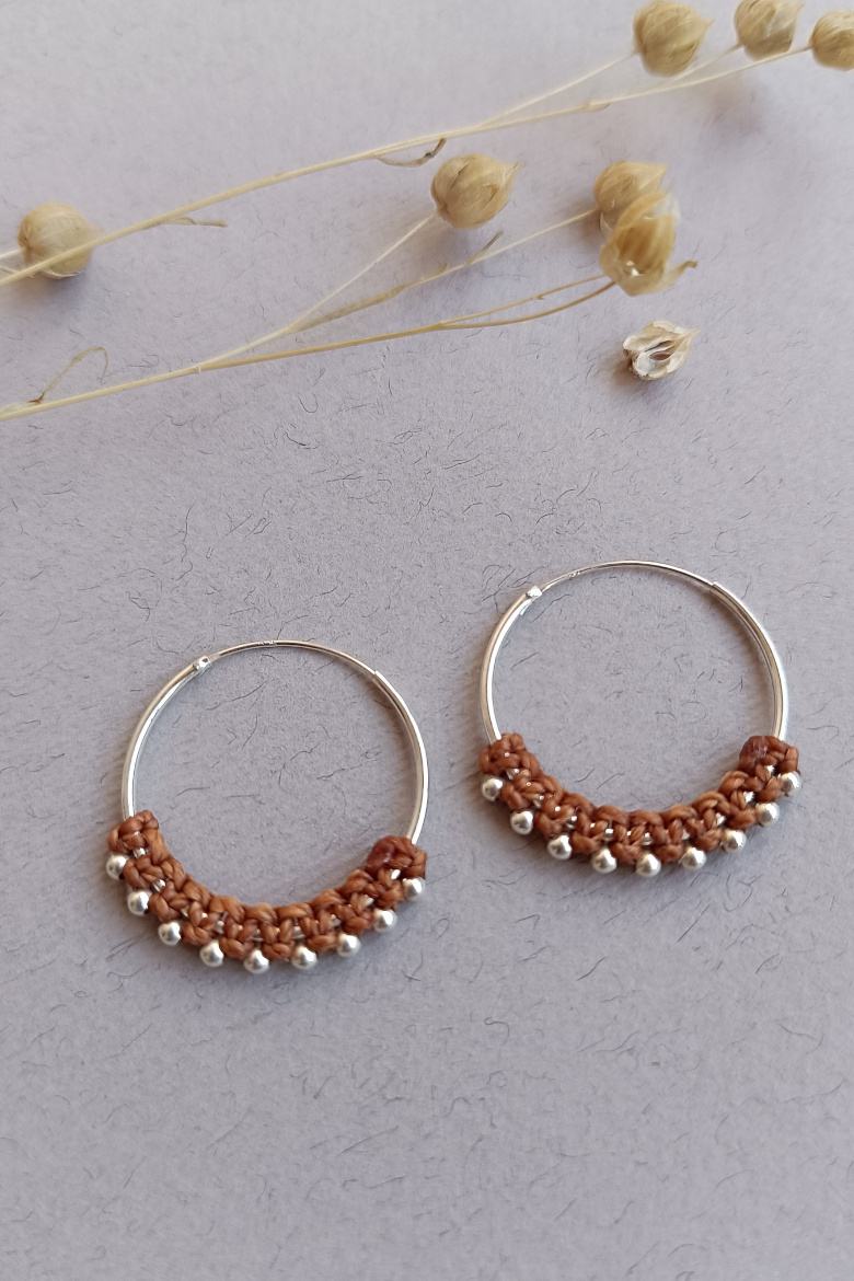 Pendientes Aro Plata de Ley (25mm)/ Silver Hoop Earrings (25mm) - Imagen 2