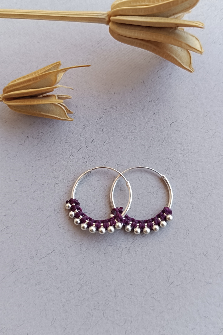 Pendientes Aro Plata de Ley (20 mm)/ Silver Hoop Earrings (20mm) - Imagen 6