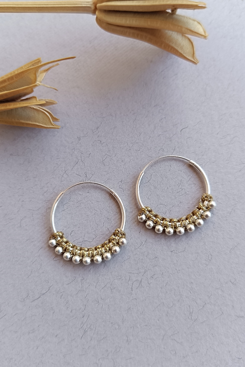 Pendientes Aro Plata de Ley (20 mm)/ Silver Hoop Earrings (20mm) - Imagen 8