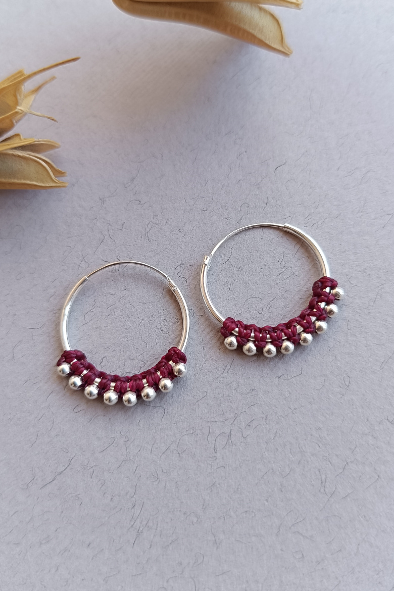 Pendientes Aro Plata de Ley (20 mm)/ Silver Hoop Earrings (20mm) - Imagen 10