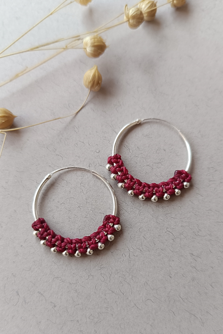 Pendientes Aro Plata de Ley (25mm)/ Silver Hoop Earrings (25mm) - Imagen 5