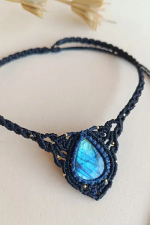 Collar CHOKER Labradorita / Labradorite Necklace