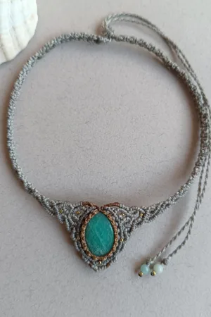 Collar CHOKER con Amazonita / Amazonite Necklace