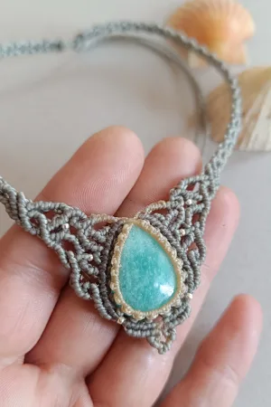 Collar CHOKER con Amazonita / Amazonite Necklace