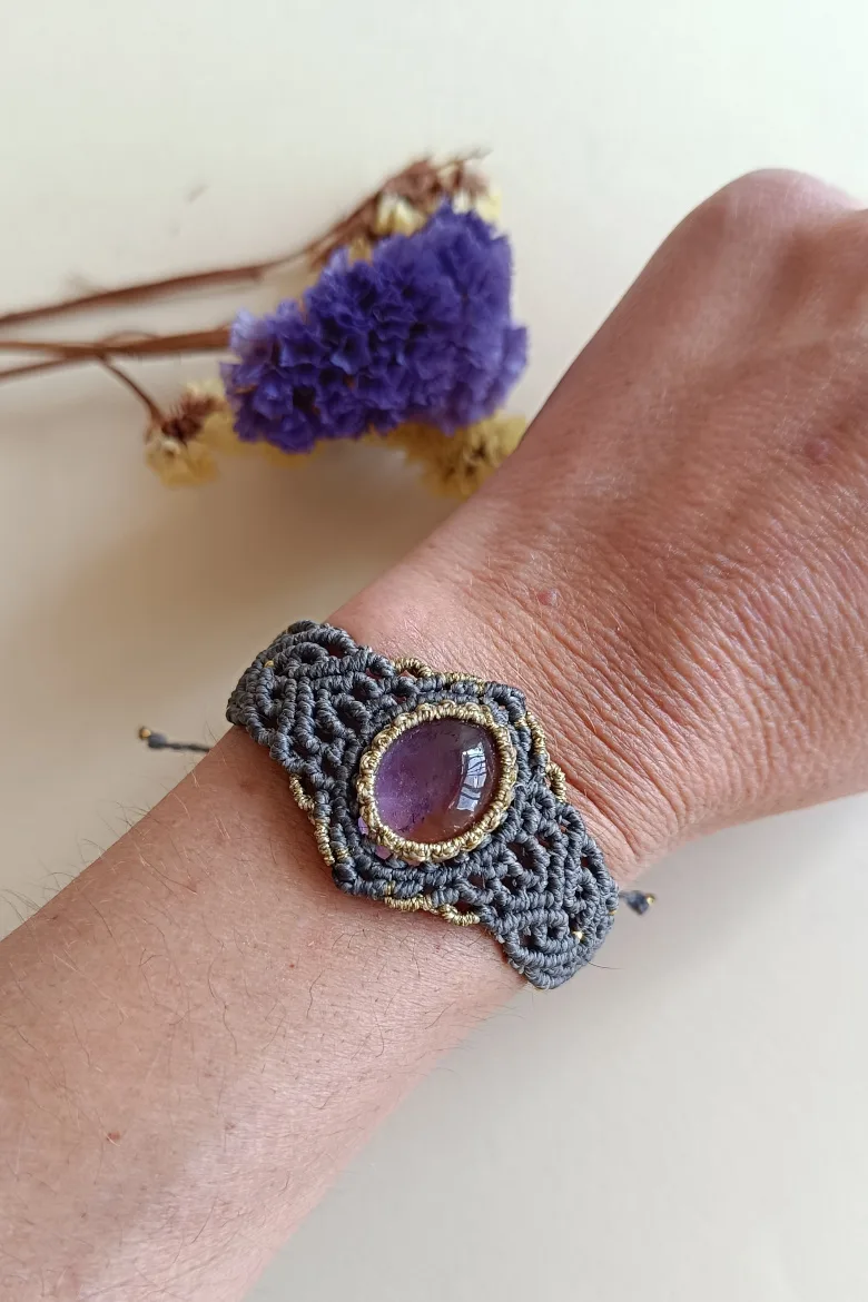 Pulsera NORMAL Ametrino / AmetrineBracelet - Imagen 3