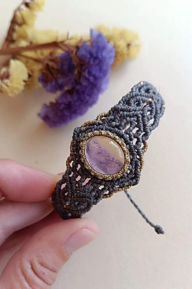 Pulsera NORMAL Ametrino / AmetrineBracelet - Imagen 4