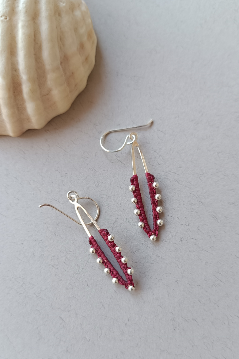 Pendientes Órbita Plata de Ley 925/ Orbit Silver Earrings