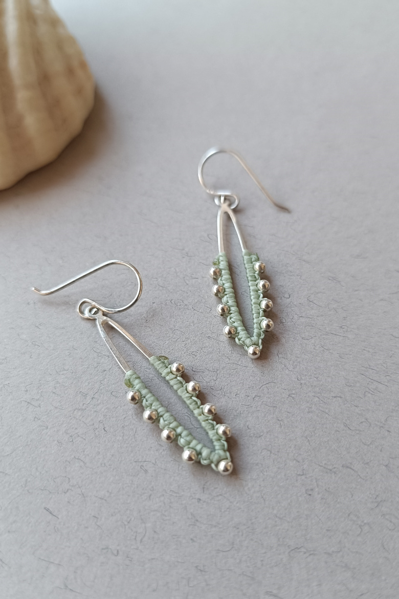 Pendientes Órbita Plata de Ley 925/ Orbit Silver Earrings - Imagen 7