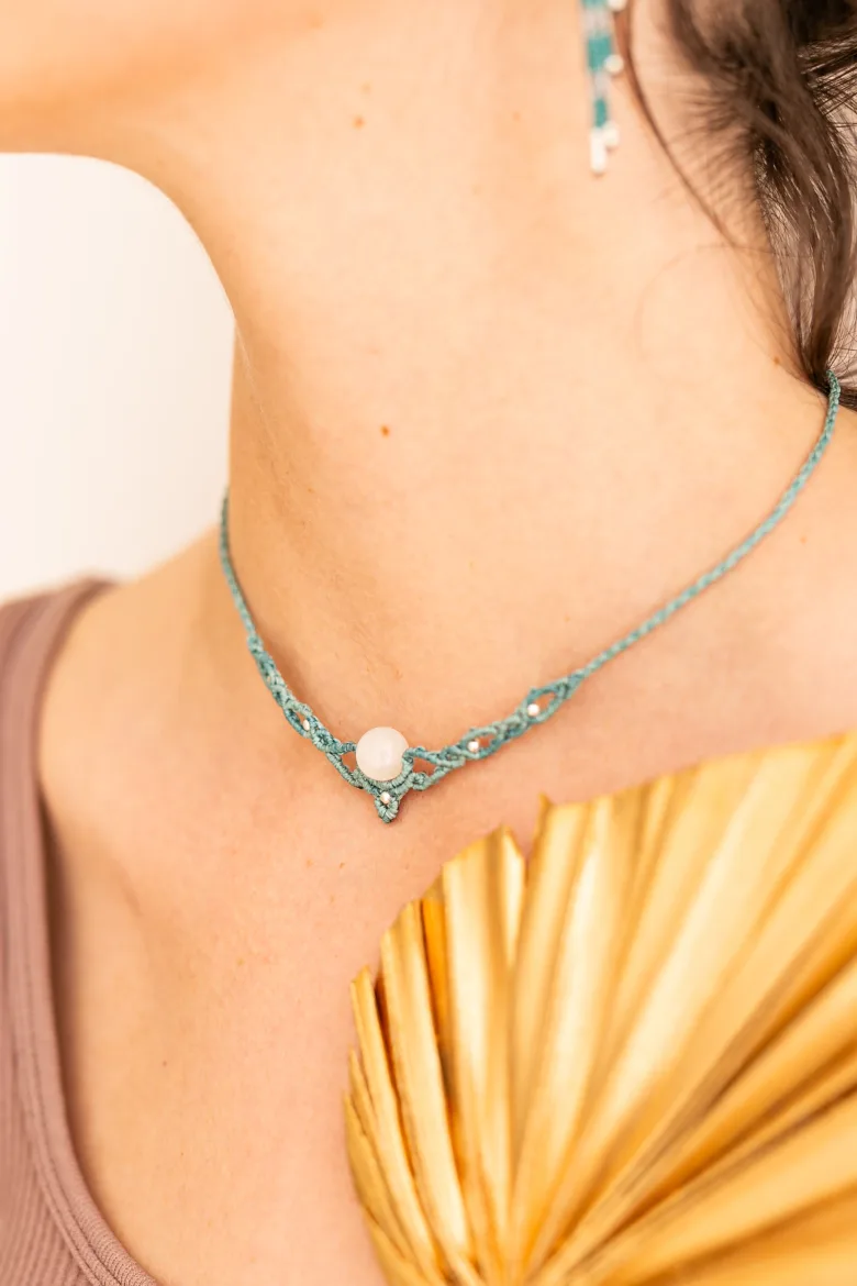 Collar ONA con Piedra Luna / Moon Stone Necklace