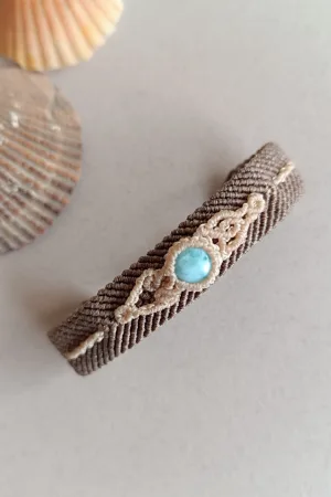 Pulsera VELORA con Larimar/ Larimar Bracelet